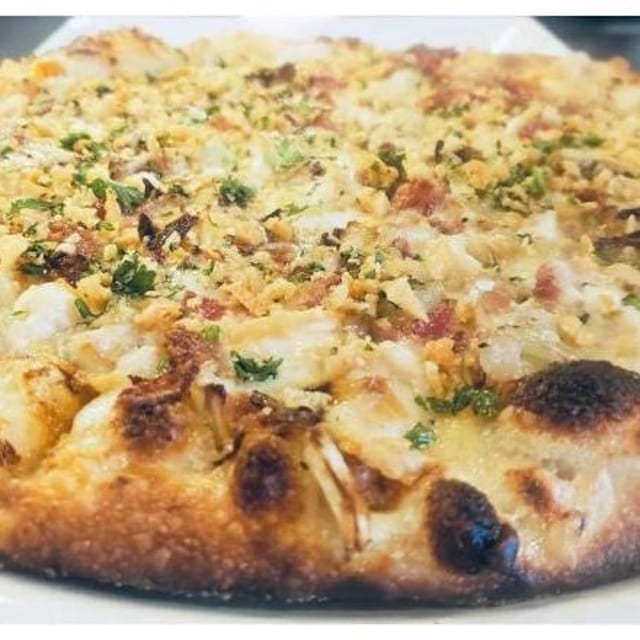 Clam Casino Pizza.