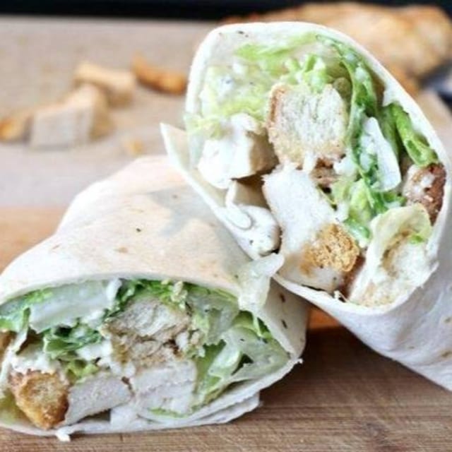 Chicken Caesar Wrap.