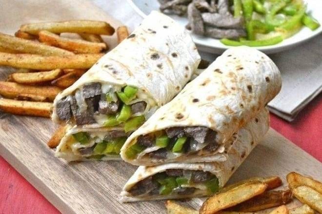 Philly Steak & Cheese Wrap.